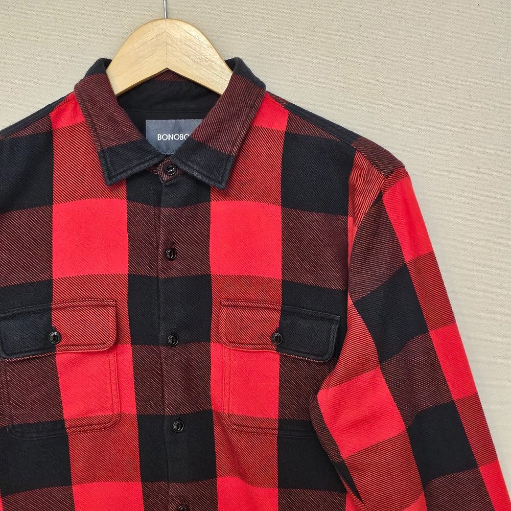 Bonobos Heavy Slim Fit Flannel Button Down M